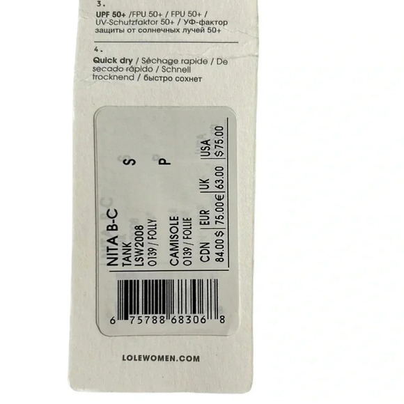 Y2K,vtg,Lole NITA racerback tank top ,coral padded ,high impact,NWT - Picture 9 of 11